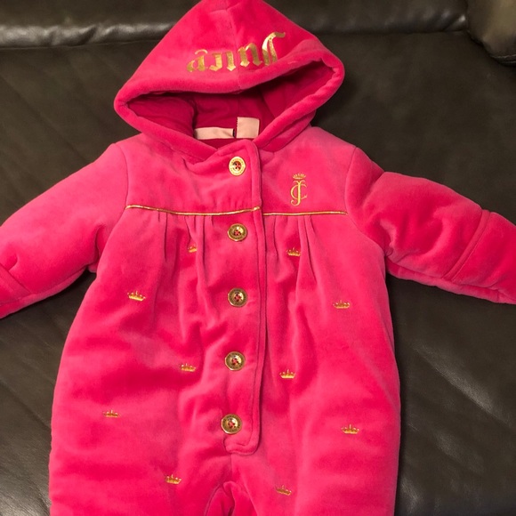 juicy couture snowsuit baby